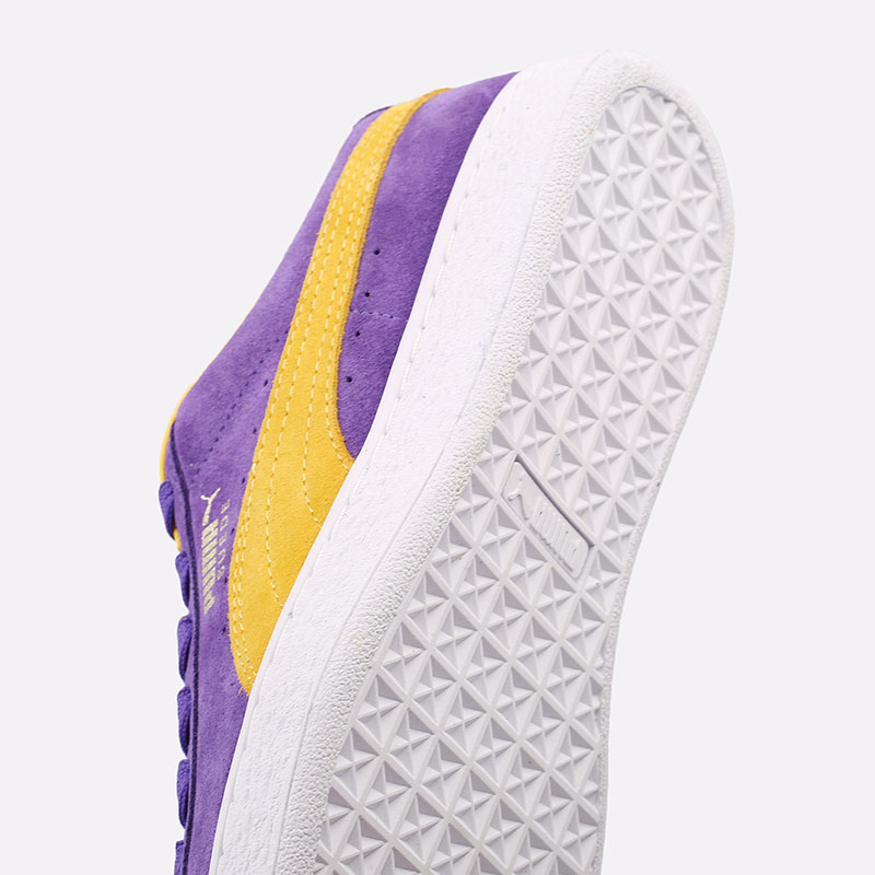 мужские фиолетовые кроссовки PUMA Suede Teams 38016803 - цена, описание, фото 5